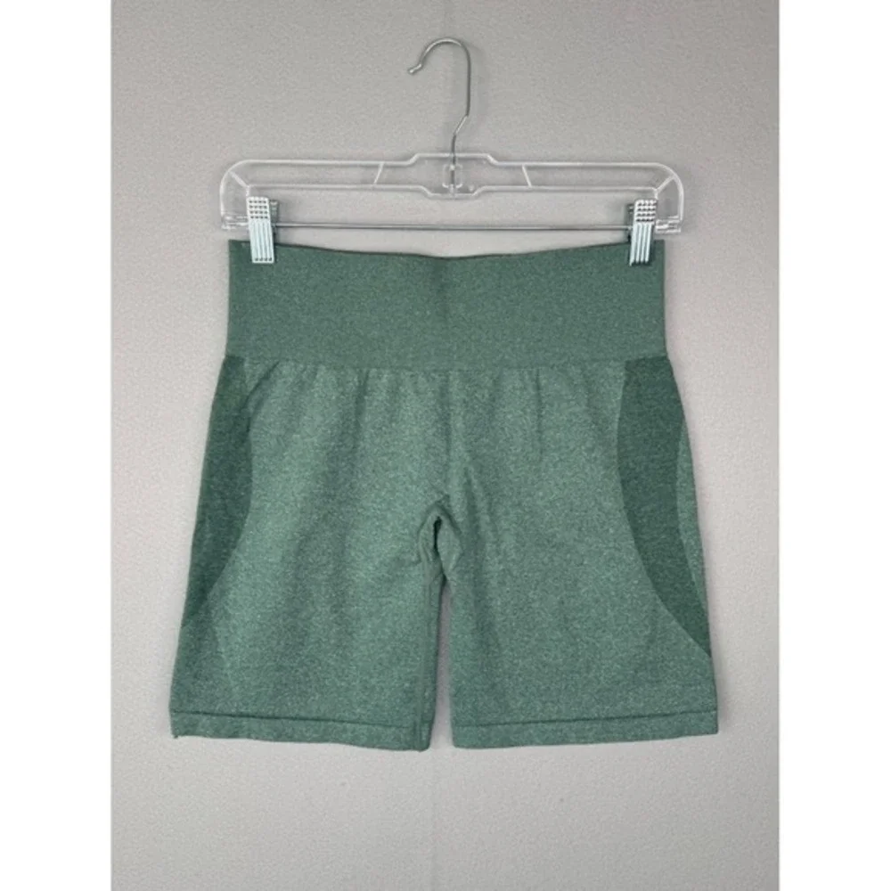 NVGTN Contour‎ Seamless Shorts Forest Green L High Waist Gymcore Workout